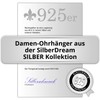 SilberDream SDO4395O Women's Drop Earrings 925 Sterling Silver Earrings, Sterling