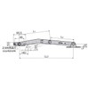 Woodpecker Hildegard with Stopper for Weight Door Stays B –