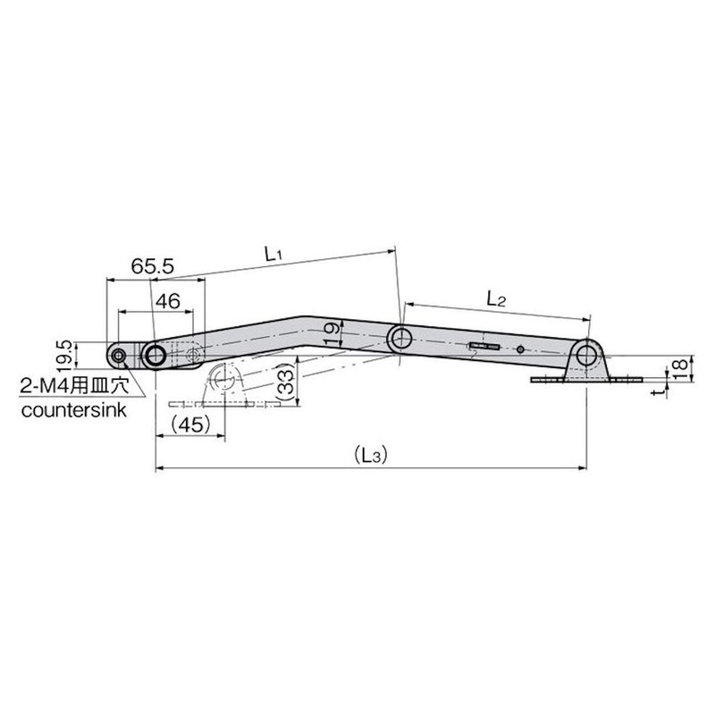 Woodpecker Hildegard with Stopper for Weight Door Stays B –