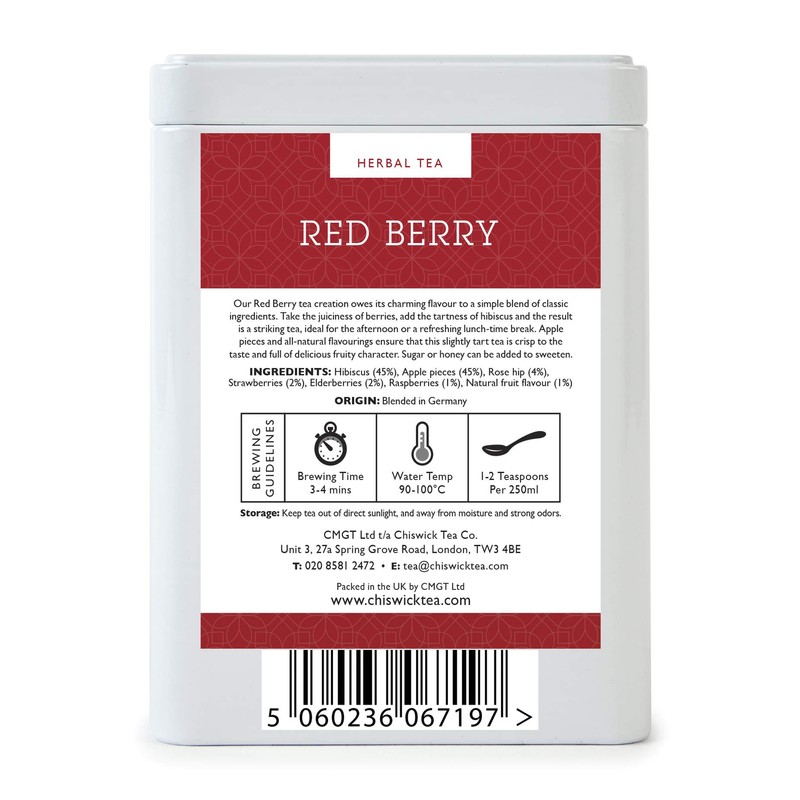 Red Berry Premium Loose Leaf Herbal Fruit Tea - Chiswick