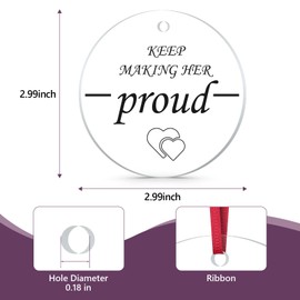 Sympathy Gifts for Loss of Loved Person Condolences Gifts for Family Death Condolences Gift Hanging Ornaments Bereavement Gift for Loss of Father Mother Husband Brother Memorial Christmas Ornament