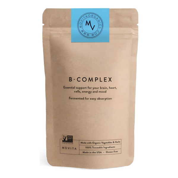 Movita Complejo Vitamina B Fermentado 30 Días Vegano