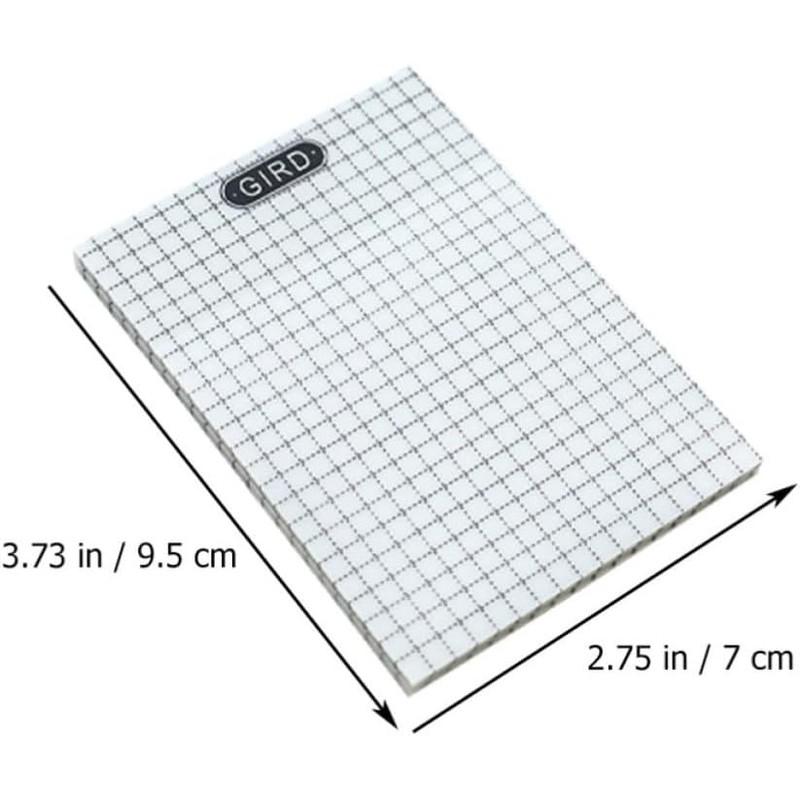 HEMOTON Bloc de Notas Transparentes Autoadhesivas Diseño Simple, 8 Libros