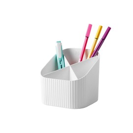 HAN Re-X-LOOP 17238-912 Desk Quiver Say Yes to 100% Recycled Modern Young Design for All Desk Utensils White