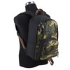FUEL Classic Zipper Backpack With Large Front Exterior Compartment and