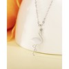 HOFOYA Flamingo necklace animal lover charm pendant jewelry gifts for