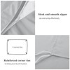 Aisbo Double Duvet Covers Set Grey - 3Pcs Bedding Set
