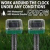 Mole Repellent Solar Powered, Waterproof Vole Chipmunk Repellent Outdoor,Ultrasonic Gopher