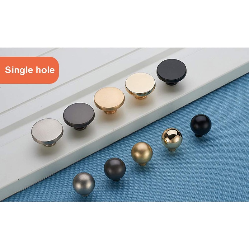 BOZONLI Drawer Knobs, Copper Brushed Kitchen Door Handles Drawer Pulls