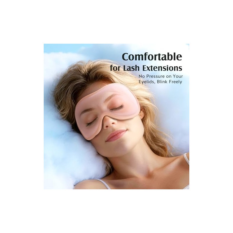 Sleep Mask Travel Case, Compact Lightweight Accessory for Travel and