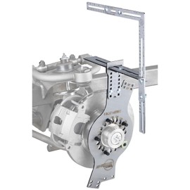 Speedway Motors WheelWise™ 5-Lug Metric Wheel Fitment Tool with Tire Size Attachment, Simulates 14-22 Inch Rim Diameters, 8-14 Inch Widths, 2.5-11.5 Inch Sidewalls, Laser Cut Steel