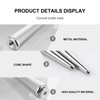 EXCEART Punk Spikes Cone Spikes Rivets Leather Hole Punch Cutter