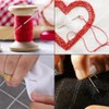 LIANHATA Hand Sewing Needles, 5 Sizes with Needle Containers, Sewing