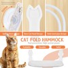 2 Pack Cat Window Perch,Cat Window Hammock Cordless Foldable Window