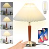 Touch Bedside Table Lamp - Modern Small Lamp for Bedroom