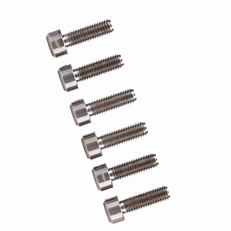 6pcs set M5*16mm Titanium Alloy Bike Fixed Stem Bolts For