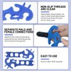 1 Pair Solar Wrench, 8-in-1 Solar Disconnect Wrench for All