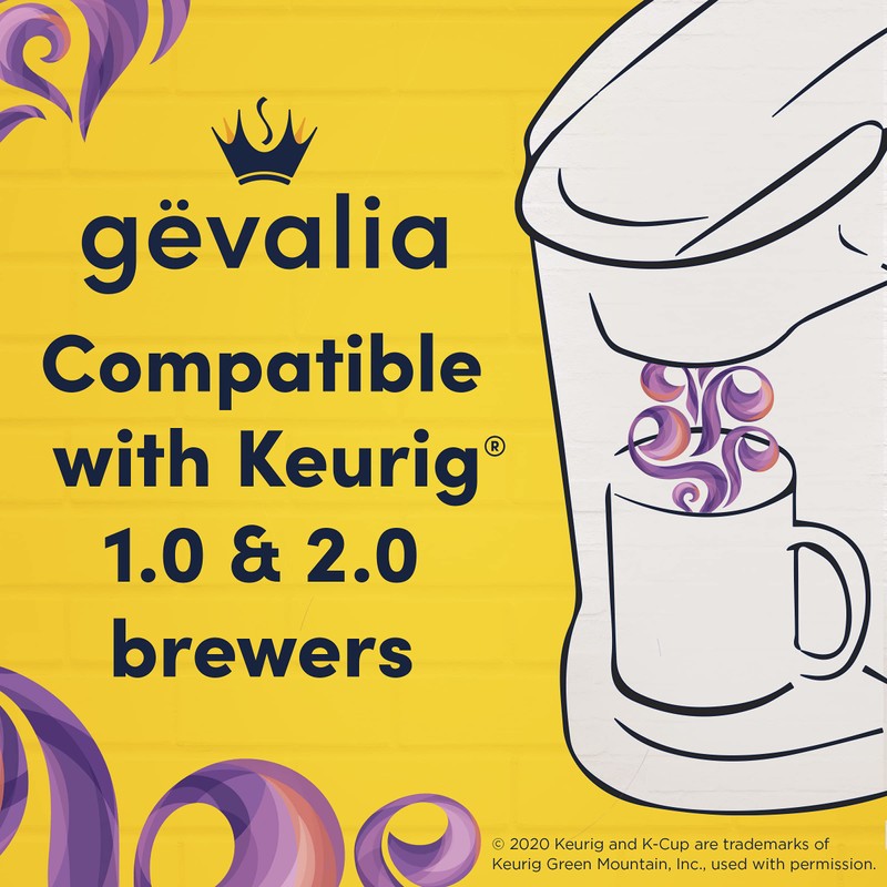 Gevalia Dark Royal Roast K-Cup Coffee Pods (72 Pods (6