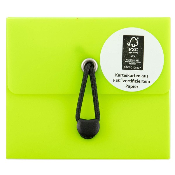 Stylex 49101 Index Card Box DIN A8 with 5 Compartments