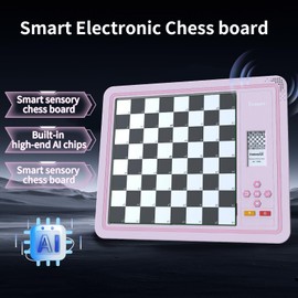 Electronic Chess Set, Computer Chess Game, Electronic Chess Board Game, Chess Set Board Game, Electronic Chess Set Game, Chess Sets Games Lovers, for Beginners Great Partner for Play and Practice.