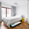 2 Pack Soft Dustproof Underbed Storage Bins Clear Lid with