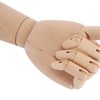 Wood Mannequin Hand Flexible Joints Fingers Drawing Mannequin Hand for