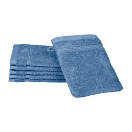 Ross Uni-Walk Hand Towels Ruby Cornflower Blue, Wash Mitt 16 x 22 cm