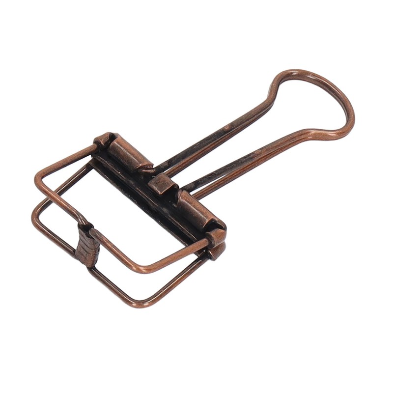 80Pcs Hollow Binder Clips 0.7in Sturdy Metal Hollow Out Strong