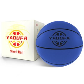 Yadufa Silent Basketball Size 7 (29.5") 2025 Material Upgrade New Indoor Foam Silent Training Ball High Bounce Real Basketball Feel for Quiet Dribbling and Indoor Training