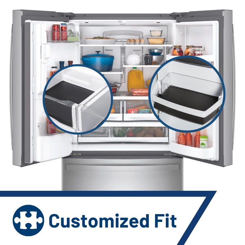 GE Appliances Refrigerator Drawer & Bin Liners with Microban for