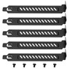 Micro Traders 5pcs Alloy Steel PCI Slot Cover Bracket Full