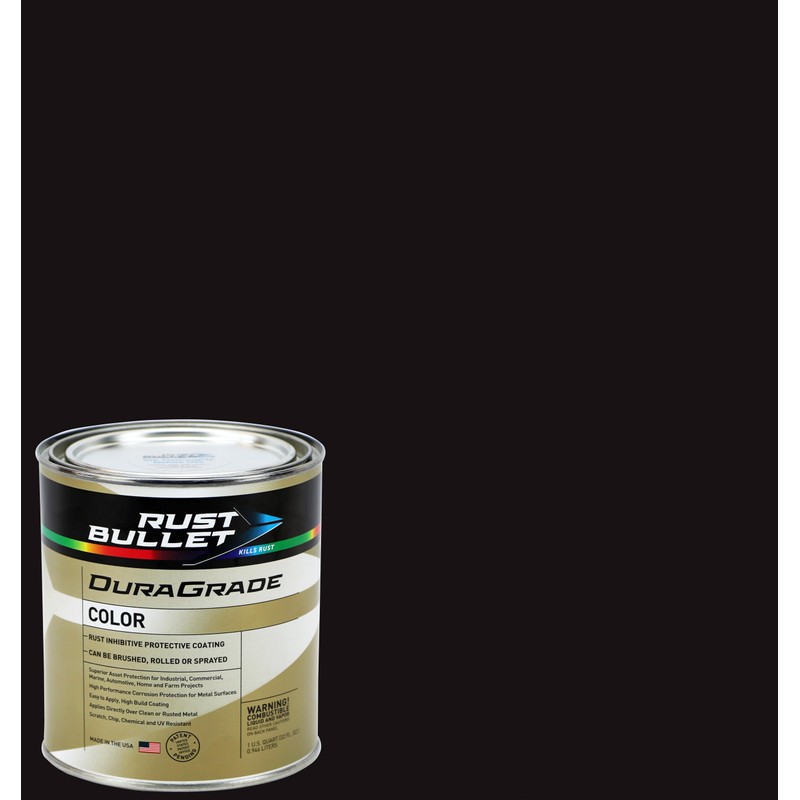RUST BULLET DuraGrade Color - Black - 1 Quart -