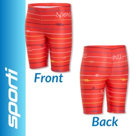 Sporti Sailor's Knot Jammer Swimsuit – Men & Boy’s Jammer with Secure Fit, Pool Practice Gear, UPF 50+ - Sailor's Knot - 24