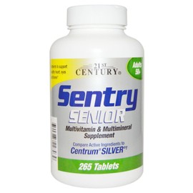 21st Century Sentry Senior Tablets - 265 ct, Pack of 4