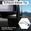 Diesel Exhaust Elbow Tip 5" Inlet /6" Outlet 23" Overall