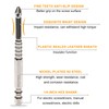 sourcing map 5pcs Phillips Screwdriver Bit PH2 Serrated Tip 1/4"