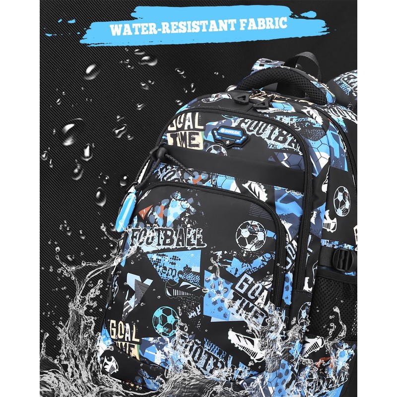 Tanou School Backpack Boys Teenager Set, Large Casual School Bag