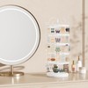 LASZOLA 5 Tier White Earring Holder Organizer Tree Women Display