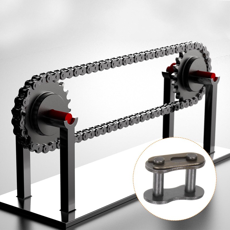 sourcing map 8Pcs 10B-1 Roller Chain Connecting Links 15.875mm Pitch