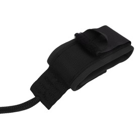 Surfboard Foot Rope, Portable NonBreak Safe, Uniform Strength PVC for Easy Attachment of Paddle Board Foot Rope and Ankle Fixation (Black)