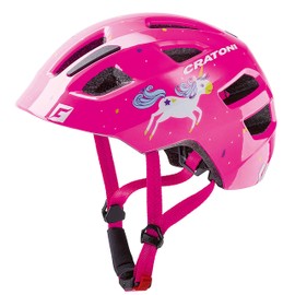 Cratoni Girls' Maxster Helmet, Unicorn/Pink Shine, 1 Size