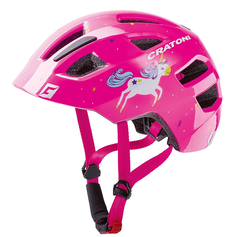 Cratoni Girls' Maxster Helmet, Unicorn/Pink Shine, 1 Size