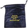 Sandmark Memories Rainbow Bridge Blue Velvet Cremains Bag – Medium