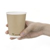 Fiesta Compostable Hot Cup Double Wall Kraft, 8 oz, Sleeve