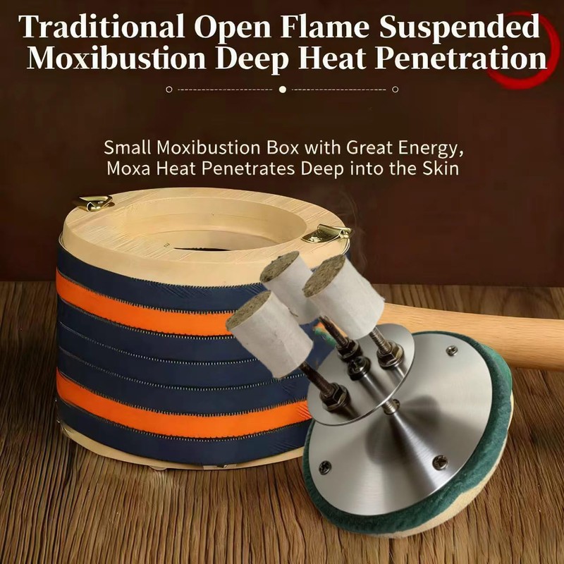 Traditional Moxa Stick Burner Kit, 40 Herbal Moxa Sticks Included,