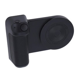 Magnetic Camera Handle with Bluetooth Bracket, Cordless Charging Stand for Phone Hand Grip, Phone Camera Grip with Bluetooth Shutter for Video Photo (Black)