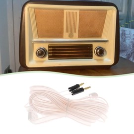 Be In Your Mind 1 x FM Dipole Aerial with Banana Plug Horizontal Wing 2 x 74cm Vertical Output 159cm for Traditional Tube Radios with 240/300 Ohm Input FM Dipole Receiving Antenna