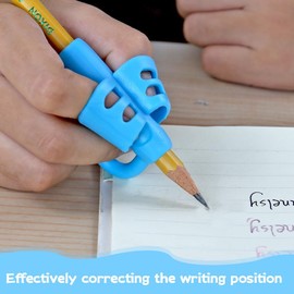 COYUN 5 Pcs Schreibhilfe Für Stift Kinder, Stiftehalter Kinder Hilfe,Silikon Stifthalter Kinder Hilfe,Ergonomische Bleistiftgriffe, Stifthaltung Kinder Hilfsmittel Für Kinder Korrektur Des Stiftgriffs