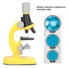 Kids Microscope Kit LED 1200X Microscope with Specimen Slides Science