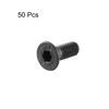 uxcell M3x8mm 10.9 Carbon Steel Countersunk Head Hex Socket Screw